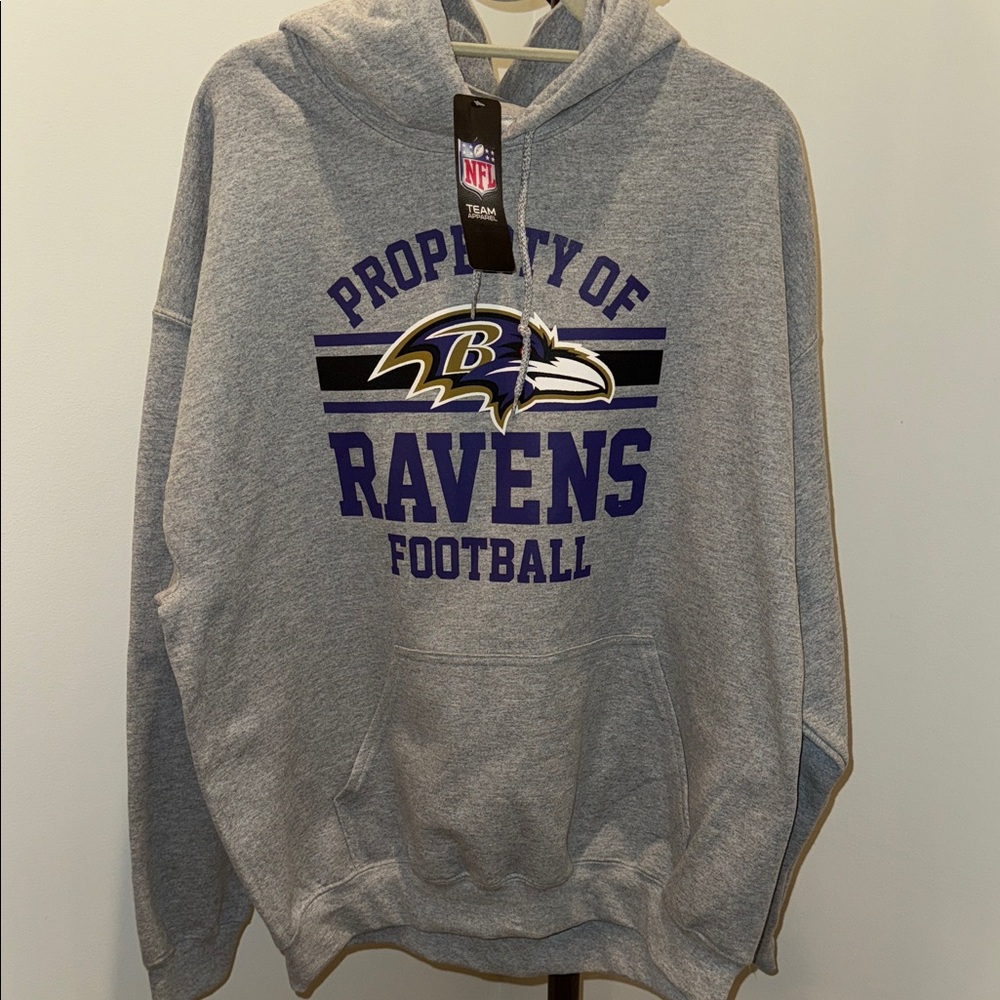 NEW with Tags ! NFL Baltimore Ravens Football Sweatshirt Hoodie